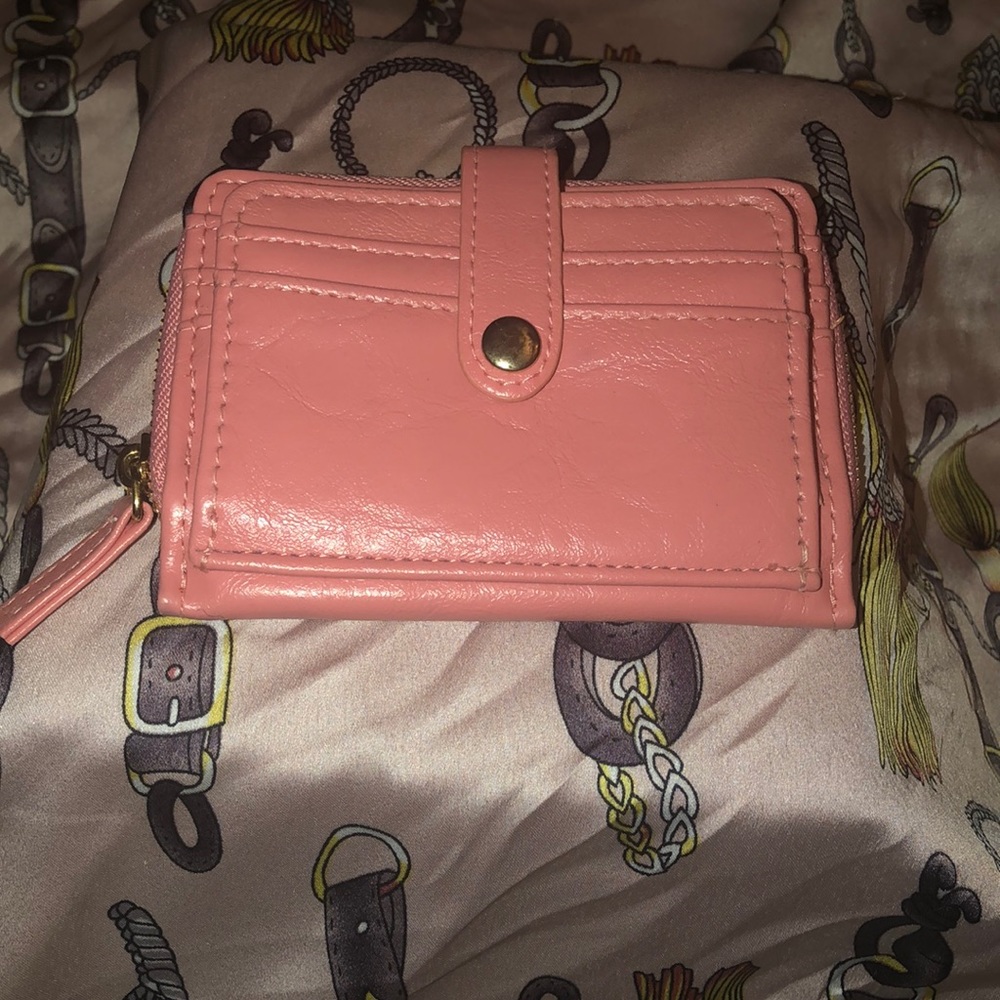 NEW never used cute pink wallet